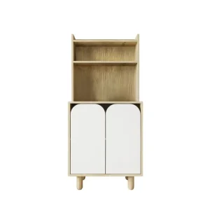 Rea Estra Highboard Brun/Vit - Förvaring