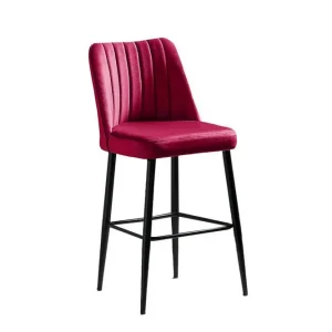 Billig Huddy Barstol Utomhus 99 cm Röd/Svart - Möbler