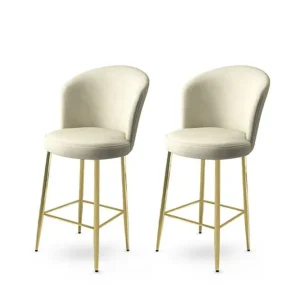 Reapris Cindrel Bargrupp 46 cm Cream/Guld - Möbler