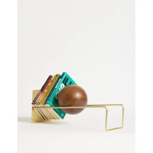 Rabatt Orvic Bokstöd 49x18 cm Antik Guld - Inredning