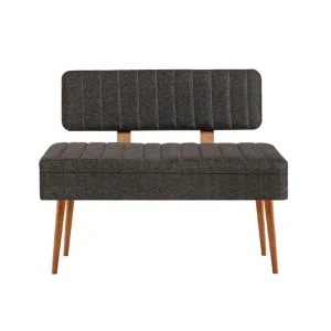 Trygg betalning Valsot Sittbänk 110 cm Natur/Antracit - Möbler