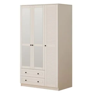 Premium Rynric Garderob 105x210 cm Matt Vit - Förvaring