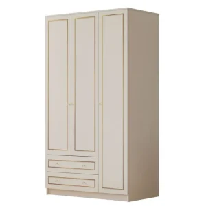 Premium Carvo Garderob 105x180 cm Matt Vit - Förvaring