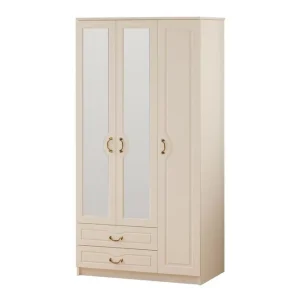 Beyric Garderob 105x210 cm Matt Vit - Förvaring Expressleverans
