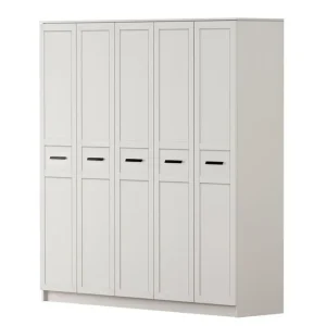Meyra Garderob 175x184 cm Matt Vit - Förvaring Fynd