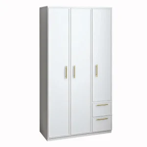 Endast denna vecka Vespera Garderob 90x171,8 cm Vit - Förvaring