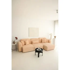 Erbjudande Kyrel Soffa med Divan 3-sits Beige - Möbler