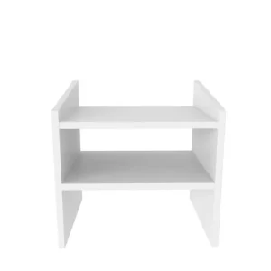 Fri frakt Zalric Sängbord 45 cm Vit - Möbler