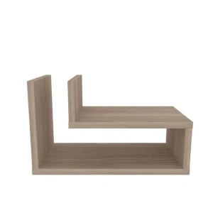 Jarlech Sängbord 45 cm Röd - Möbler Begränsat erbjudande