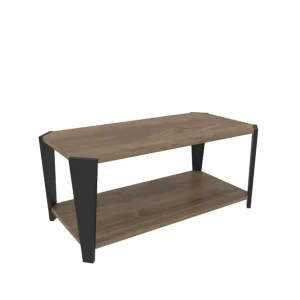 Dargaville Soffbord 91 cm Valnöt/Svart - Möbler risnedsättning
