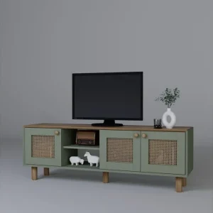 Kundfavorit Kuniyoshi Tv-bänk 160 cm Grön - Möbler