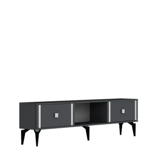 Male Tv-bänk 150 cm Antracit/Silver - Möbler risnedsättning