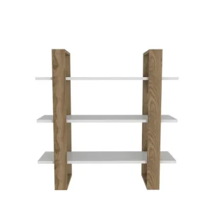 Draven Väggskiva 90x90 cm Ek/Vit - Förvaring Kundfavorit