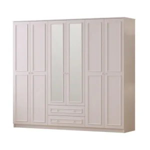 Kovric Garderob 210x210 cm Matt Vit - Förvaring Extra rabatt