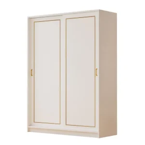 Olyven Garderob 140x190 cm Matt Vit - Förvaring Reapris