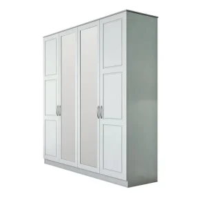 Orlenis Garderob 140x184 cm Matt Vit - Förvaring Premium