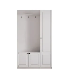 Alvric Hatthylla 120 cm Matt Vit - Möbler Fynd