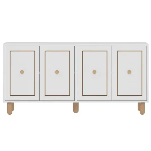 Fri frakt Hearst Konsollbord 150 cm Vit - Möbler