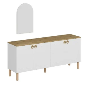Bingdi Konsollbord 180 cm Vit - Möbler Rabatter