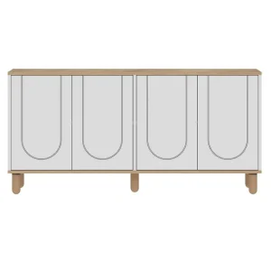 Salven Konsollbord 150 cm Ek/Vit - Möbler Beställ idag
