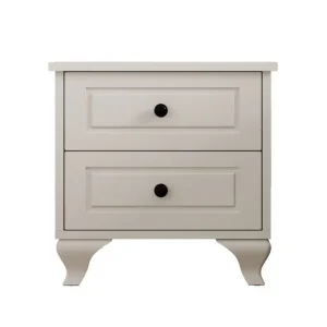 Trygg betalning Torvenn Sängbord 45 cm Matt Vit - Möbler