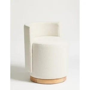 Kelran Fotpall 45 cm Cream - Möbler Utförsäljning