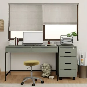 Handla nu Loryn Skrivbord 55x120 cm Grön - Möbler