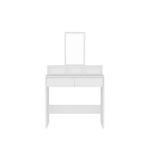 Rabatt Dasina Sminkbord 80 cm Vit - Möbler