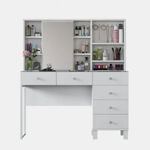 Expressleverans Talros Sminkbord 120 cm Vit - Möbler