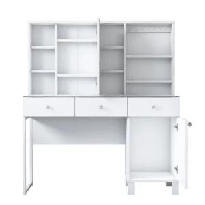 Erbjudande Ceris Sminkbord 120 cm Vit - Möbler