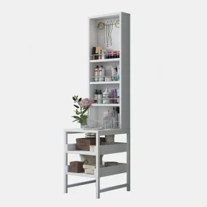Fynd Aldros Sminkbord 35 cm Vit - Möbler