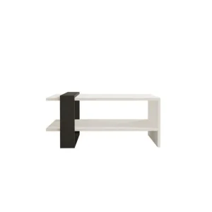 Lorva Soffbord 80 cm Antracit/Vit - Möbler Nedsatt pris