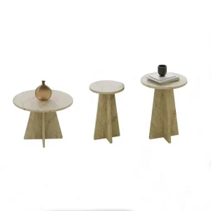 Corren Soffbord 60 cm Travertine - Möbler Utförsäljning