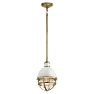 Snabb leverans Tollis Kichler Taklampa Brass||White - Belysning