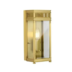 Holborn Elstead Lighting Vägglampa utomhus Brass - Belysning Billigare