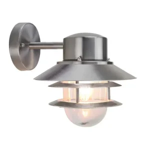 Köpenhamn Elstead Lighting Vägglampa utomhus Silver - Belysning Erbjudandepris