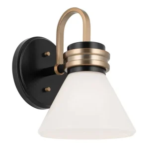 Farum Kichler Vägglampa Black||Bronze - Belysning Fynd