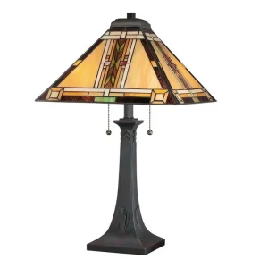 Navajo Quoizel Bordslampa Bronze - Belysning Outlet