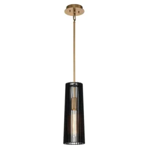 Billig Linara Kichler Taklampa Black||Brass - Belysning