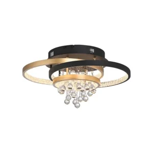 Rotazo Paul Neuhaus Taklampa Black||Brass - Belysning Säker betalning
