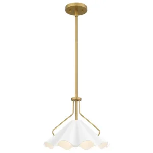 Mejia Quoizel Taklampa Brass||White - Belysning Kundfavorit