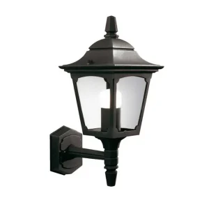 Populärt val Chapel Mini Elstead Lighting Vägglampa utomhus Black - Belysning
