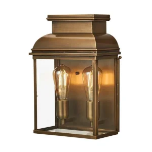 Erbjudande Old Bailey Elstead Lighting Vägglampa utomhus Brass - Belysning