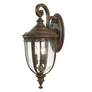 English Bridle Feiss Vägglampa utomhus Bronze - Belysning Extra rabatt