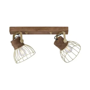 Fynd Alami Just Light Vägg/taklampa Brass - Belysning