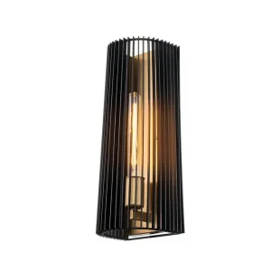 risnedsättning Linara Kichler Vägglampa Black||Brass - Belysning