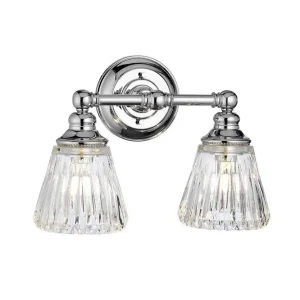 Keynes Quintiesse Vägglampa Chrome - Belysning Outlet