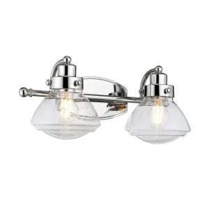 Lärd Quoizel Vägglampa Chrome - Belysning Sista chansen