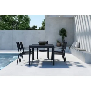 Sänkt pris Venture Home Matgrupp Capo, Copacabana Svart - Utemöbler & utemiljö