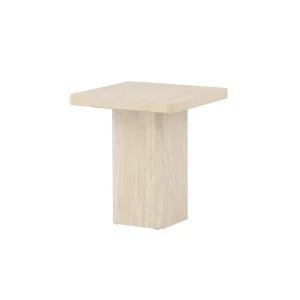 Venture Home Soffbord Qvart Beige, 50x50x56 - Möbler Billig